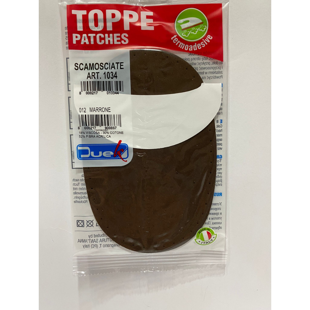 TOPPE SCAMOSCIATE VARI COLORI 16X10 CM TOPPE TERMOADESIVE DA STIRARE PER PANTALONI GIACCHE E CAMICE VARI COLORI