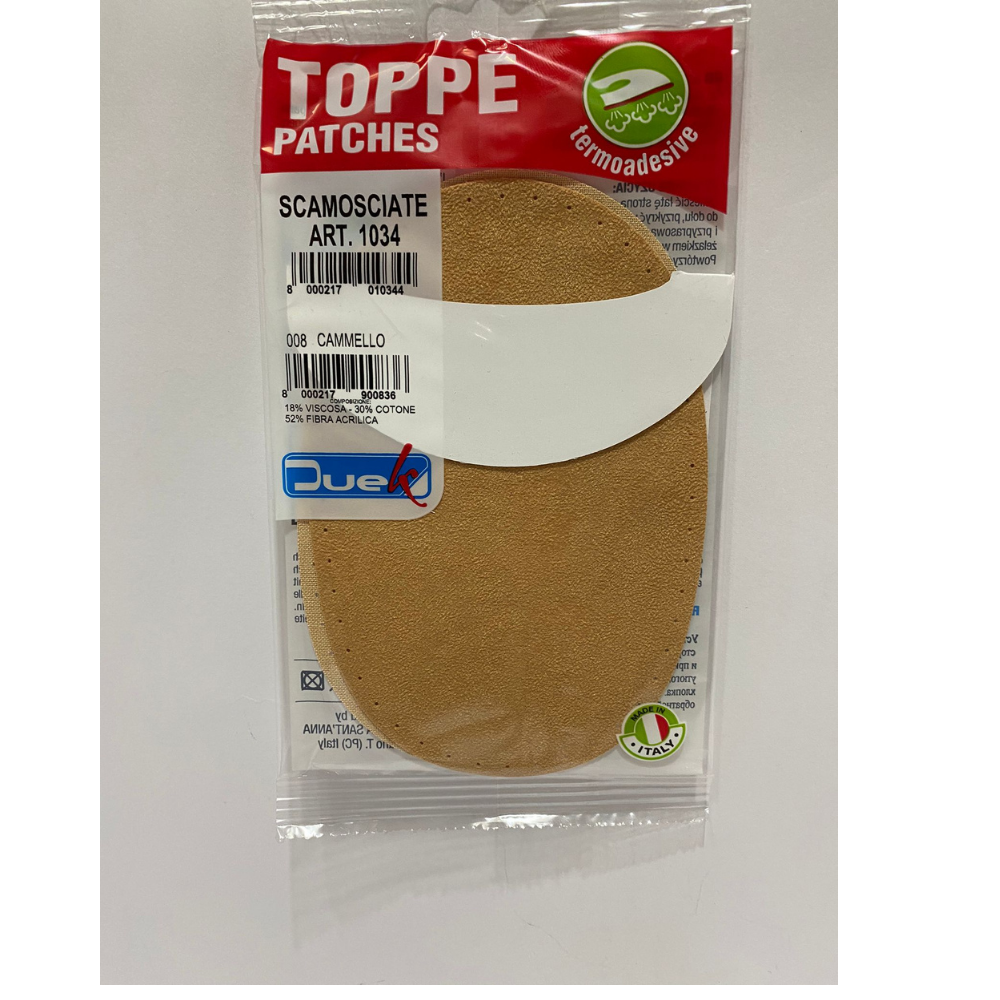 TOPPE SCAMOSCIATE VARI COLORI 16X10 CM TOPPE TERMOADESIVE DA STIRARE PER PANTALONI GIACCHE E CAMICE VARI COLORI