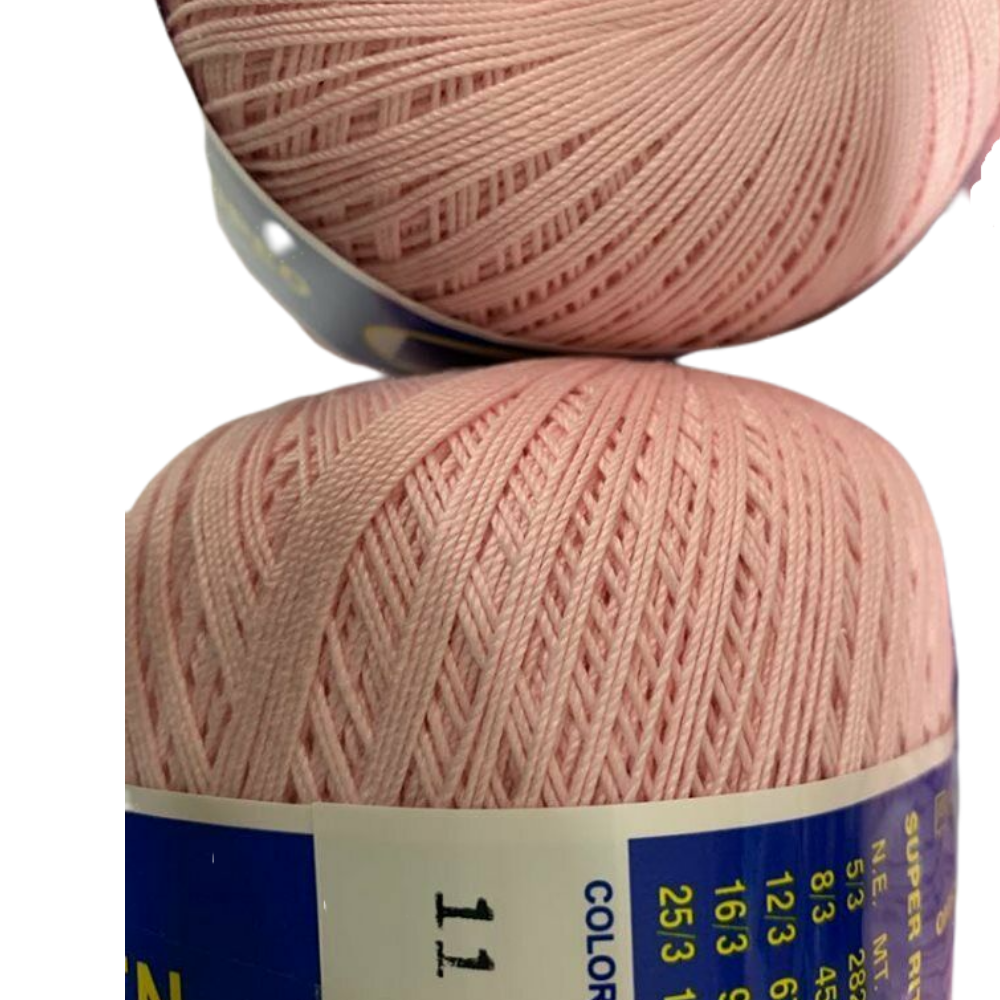 Filo Di Scozia Multicolore Sfumato Rosa Per Uncinetto - Cotone Titolo 5 - Foto 7