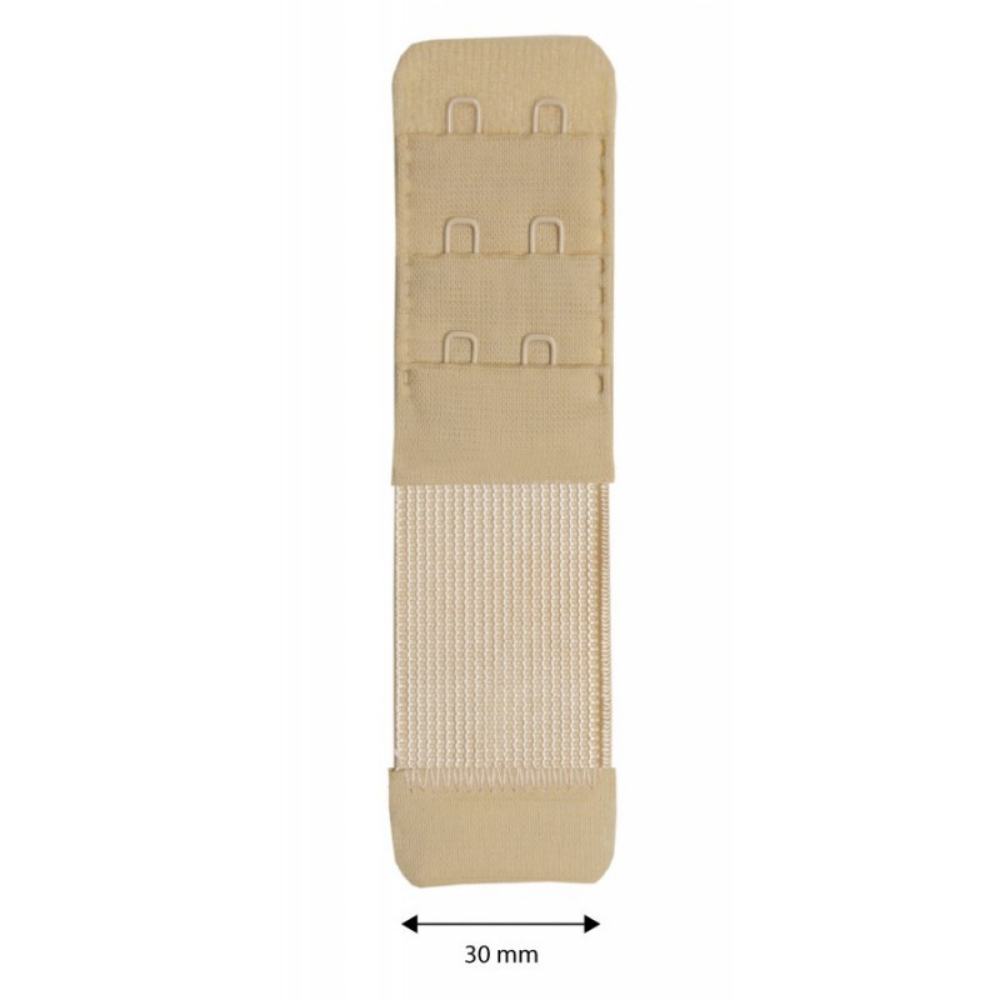 PROLUNGA PER REGGISENO 30 MM 2 GANCI PER ALLUNGARE LA CIRCONFERENZA DEL REGGISENO FINO A 10 CM