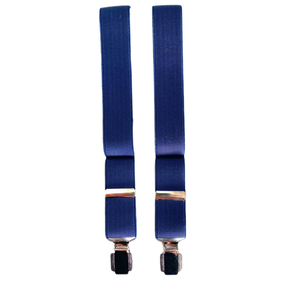 BRETELLE PER UOMO 120 CM VARI COLORI 2,5 CM FASCIA ELASTICA.