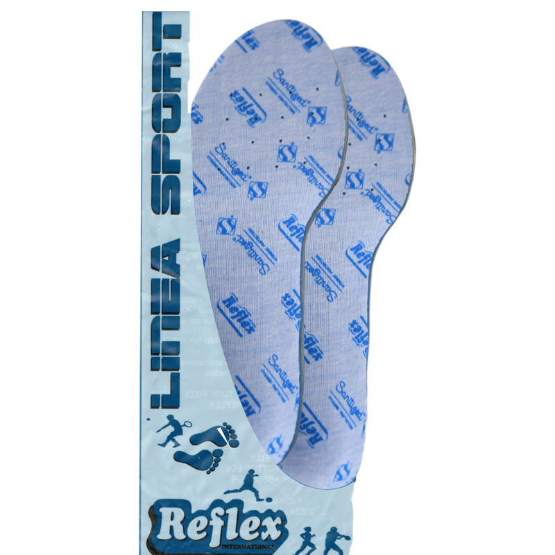 SOLETTA ANATOMICA PLANTARE ANTIBATTERICO SPORT REFLEX PLANTARE SCARPE ANTINFORTUNISTICA SOTTOPIEDE