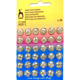 BOTTONI AUTOMATICI MISURA 2  MM 11- OGNI 24 BOTTONI 3,50€